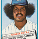 Oscar Gamble’s memorable 1976 Topps card.
